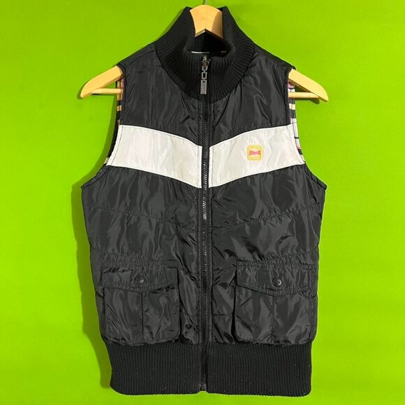 Other Jackets & Blazers - Medium Le‎ Tigre Reversible Plaid Zip Up Vest